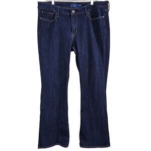 Levi's Slight Curve (529) 16 Curvy Bootcut Jeans Dark Wash Mid Rise Stretch Plus